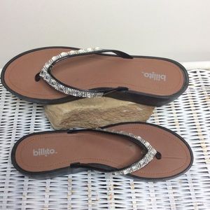 Wedge Sandals with Bling